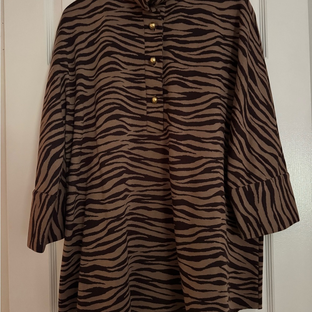 Zebra Print Women's Top